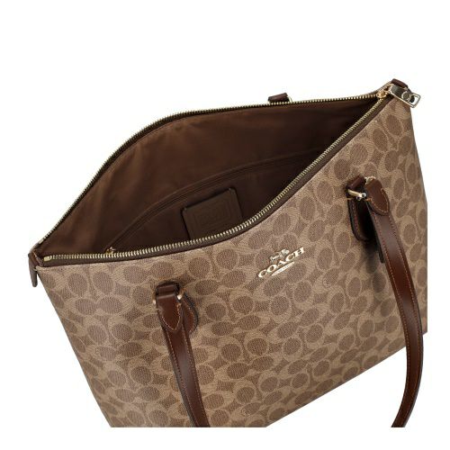 コーチ アウトレット トートバッグ レディース ギャラリー トート バッグ・シグネチャー キャンバス ブラウン COACH OUTLET CW381 IMXHE タン/ブラウン
