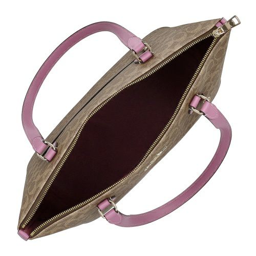 コーチ アウトレット トートバッグ レディース ギャラリー トート バッグ・シグネチャー キャンバス ブラウン COACH OUTLET CW381 IMXVS