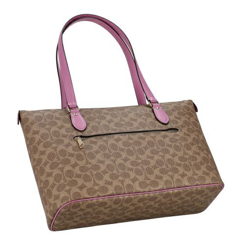 COACH ブラウン/パープル ハンドバッグ コーチ アウトレット トートバッグ レディース ギャラリー