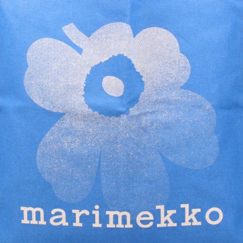 マリメッコ トートバッグ レディース Vankka Unikko Placement ブルー marimekko 093981 580 Blue/Off White