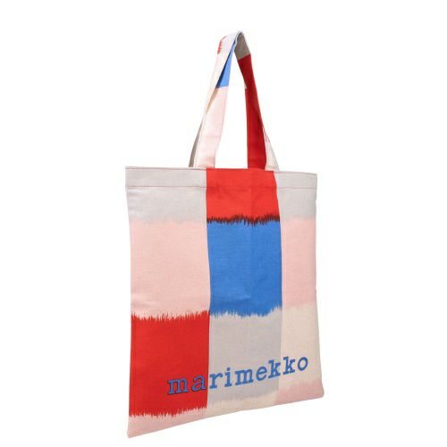 マリメッコ トートバッグ レディース Vankka Ostjakki Placement マルチカラー marimekko 093983 350 Light Pink/Blue/Red
