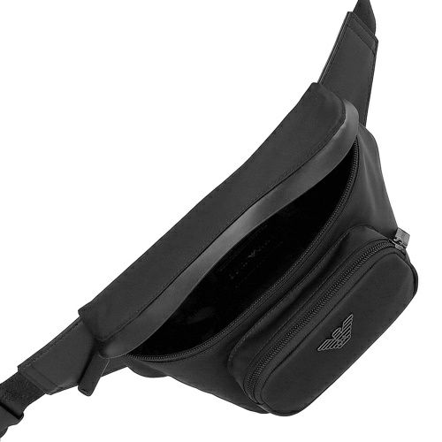 エンポリオアルマーニ ウエストバッグ メンズ ブラック EMPORIO ARMANI EM001805 AF13454 UC001