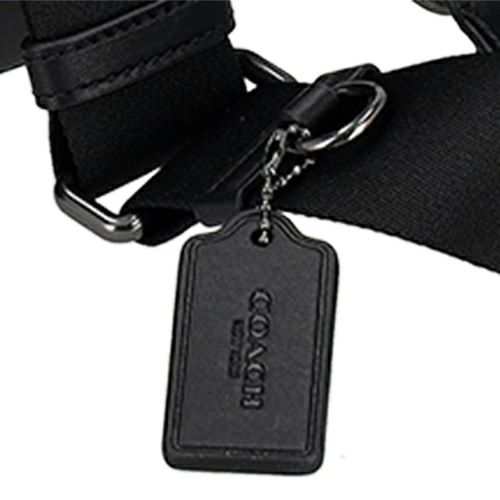 コーチ アウトレット ボディバッグ メンズ ドミニク スリング パック・シグネチャー キャンバス ブラック COACH OUTLET CY801 QBMI5 チャコール ブラック