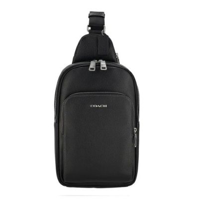 コーチ アウトレット ボディバッグ メンズ イーサン パック ブラック COACH OUTLET CY833 SV/BK