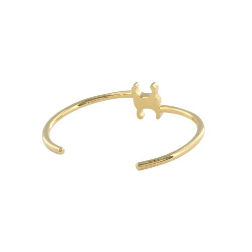 セリーヌ ブレスレット バングル レディース トリオンフ アシンメトリック カフ ゴールド CELINE 460PQ6BRA 35OR GOLD