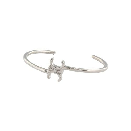 セリーヌ ブレスレット バングル レディース トリオンフ アシンメトリック カフ シルバー CELINE 460PQ6BRA 36SI SILVER