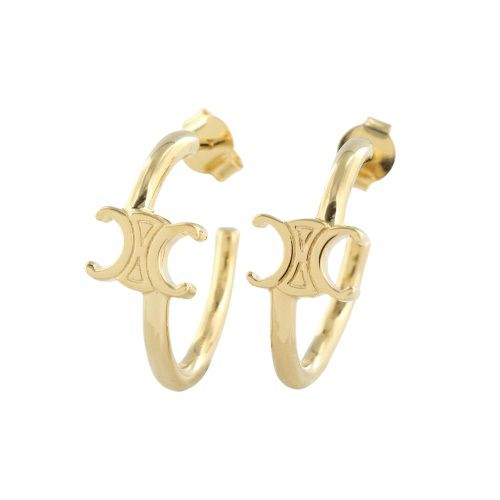 セリーヌ ピアス レディース トリオンフ アシンメトリックフープ ゴールド CELINE 460RD6BRA 35OR GOLD