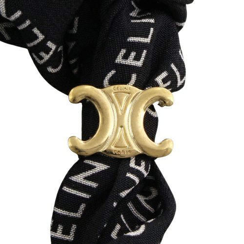 セリーヌ シュシュ ヘアアクセサリー レディース トリオンフ ブラック セリーヌ シュシュ ヘアアクセサリー レディース トリオンフ ブラック