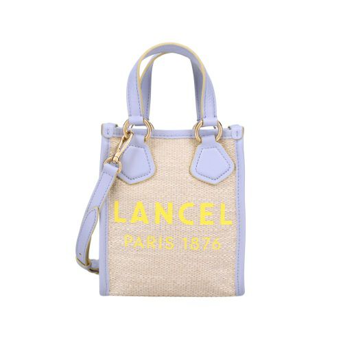 ランセル ショルダーバッグ レディース パープル LANCEL A12334 1D NATURAL/LAVENDER