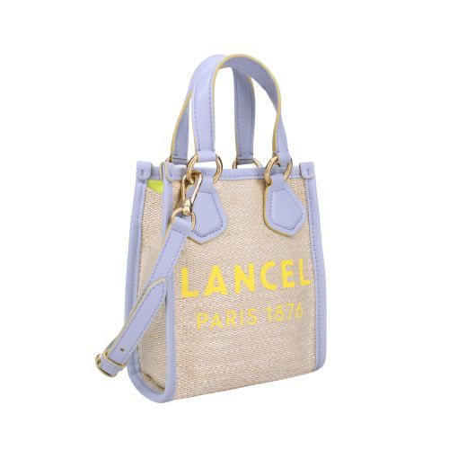 ランセル ショルダーバッグ レディース パープル LANCEL A12334 1D NATURAL/LAVENDER