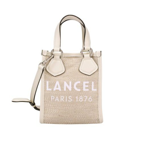 ランセル ショルダーバッグ レディース ベージュ LANCEL A12334 5Z NATURAL/WHITE