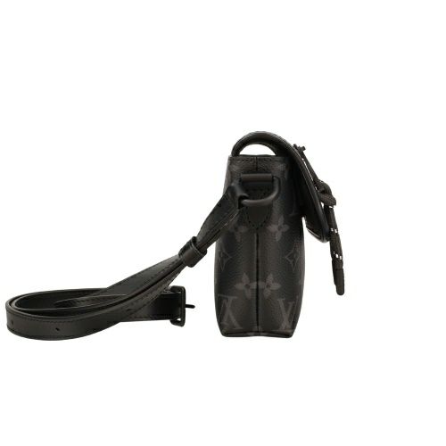 ルイヴィトン ショルダーバッグ メンズ モノグラム エクリプス パルス･ウェアラブル ウォレット ブラック LOUIS VUITTON M12806