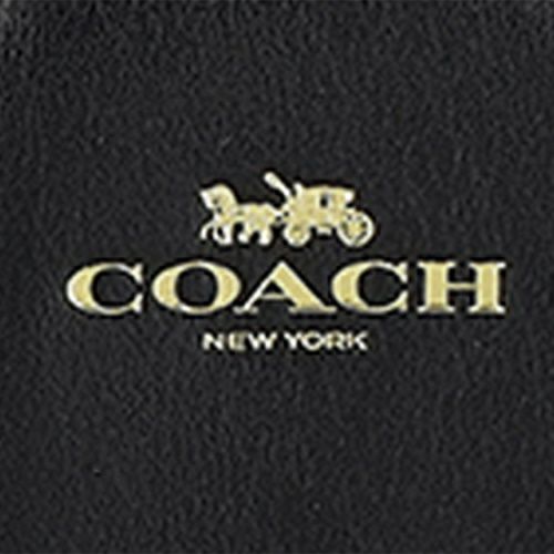 コーチ アウトレット ポーチ レディース コーナー ジップ リストレット・シグネチャー キャンバス・ストライプ ブラウン COACH OUTLET CW854 IMQRX ベージュ/ブラック