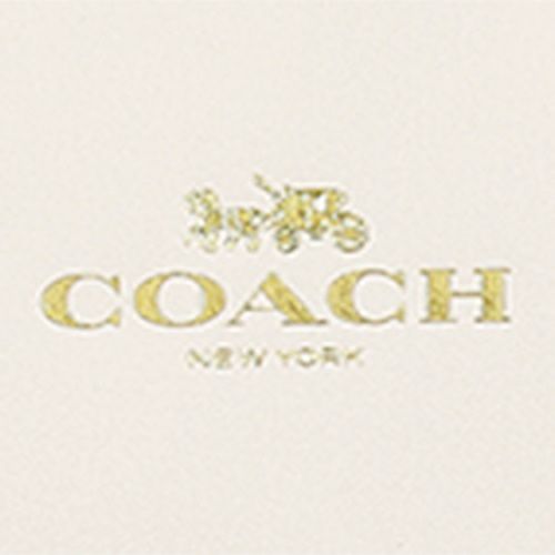 コーチ アウトレット ポーチ レディース コーナー ジップ リストレット・シグネチャー キャンバス・ストライプ ホワイト COACH OUTLET CW854 IMXDM サンド/チョーク