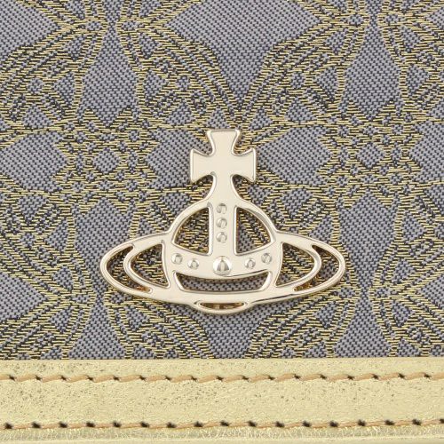 ヴィヴィアンウエストウッド 三つ折り財布 レディース ゴールド Vivienne Westwood 51010018 W00l2 R401 GOLD/GREY