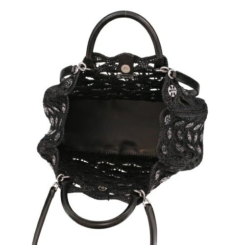 パコ ラバンヌ ハンドバッグ レディース BLACK TOTE BAG IN