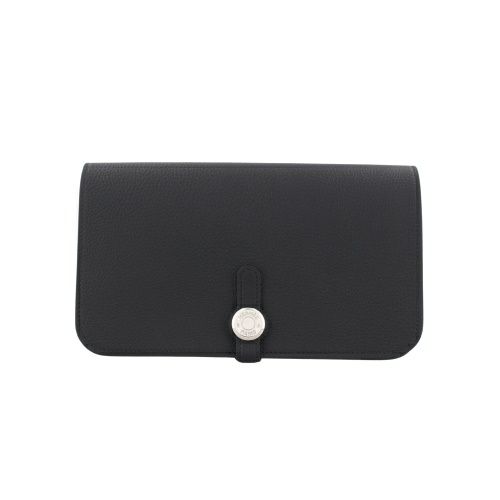 エルメス ドゴンGM NOIR トゴ シルバー金具 K刻印 HERMES Dogon GM NOIR ブラック