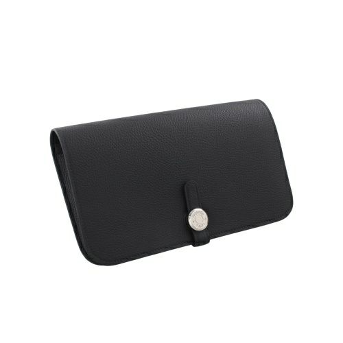 エルメス ドゴンGM NOIR トゴ シルバー金具 K刻印 HERMES Dogon GM NOIR ブラック