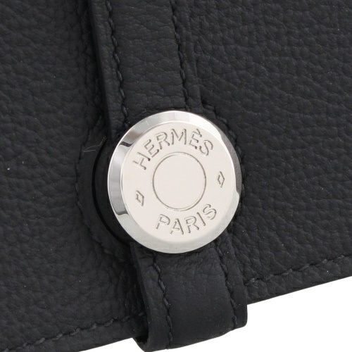 エルメス ドゴンGM NOIR トゴ シルバー金具 K刻印 HERMES Dogon GM NOIR ブラック