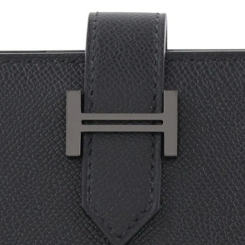 エルメス ベアン コンパクト SO-BLACK ヴォーマダム K刻印 HERMES Bearn Compact ブラック