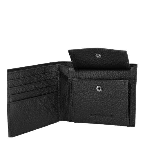 エンポリオアルマーニ 二つ折り財布 メンズ ブラック EMPORIO ARMANI EM001741 AF14774 UC001