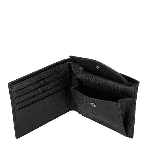 エンポリオアルマーニ 二つ折り財布 メンズ ブラック EMPORIO ARMANI EM001741 AF14774 UC001