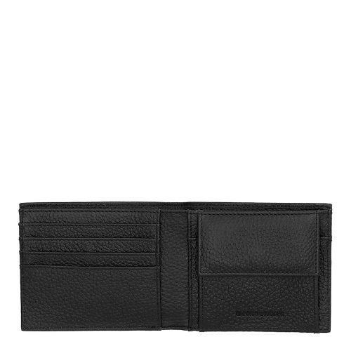 エンポリオアルマーニ 二つ折り財布 メンズ ブラック EMPORIO ARMANI EM001741 AF14774 UC001
