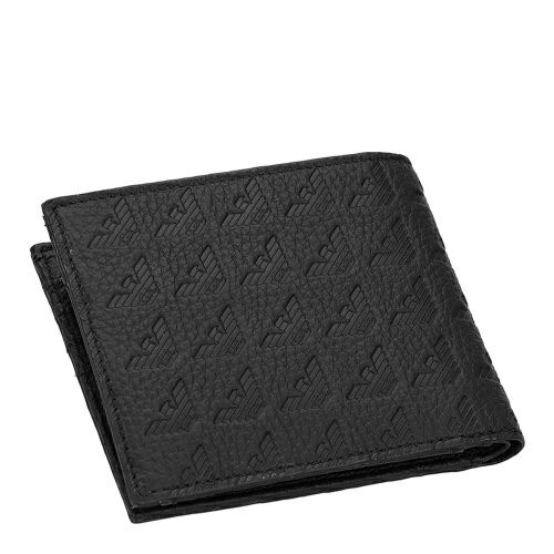 エンポリオアルマーニ 二つ折り財布 メンズ ブラック EMPORIO ARMANI EM001741 AF14774 UC001