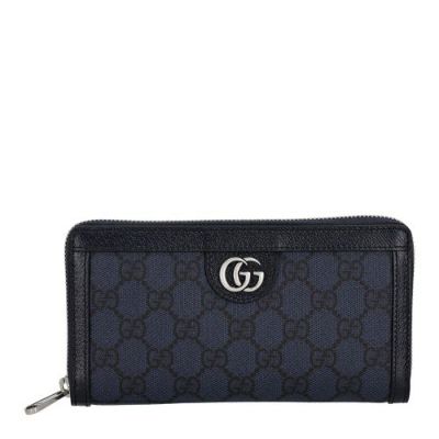 グッチ 長財布 レディース オフィディア ジップアラウンドウォレット ブラック GUCCI 706844 UULBN 4055 グレー＆ブラック