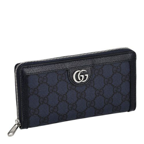 グッチ 長財布 レディース オフィディア ジップアラウンドウォレット ブルー GUCCI 706844 UULBN 4055 ブルー＆ダークブルー