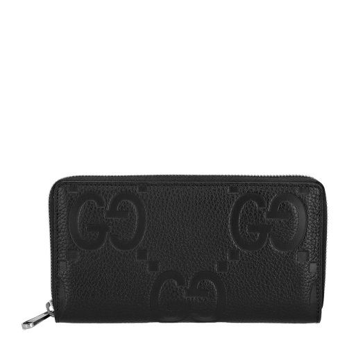 グッチ 長財布 メンズ ジャンボGG ジップアラウンドウォレット ブラック GUCCI 739484 AABY0 1000