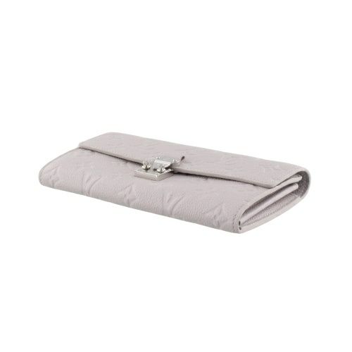 ルイヴィトン 長財布 モノグラムアンプラント ポルトフォイユ・サラ メティス グレー LOUIS VUITTON M13463 ブルームグレー