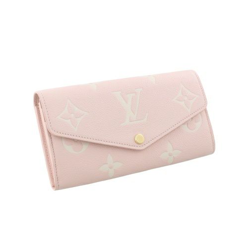 ルイヴィトン 長財布 モノグラムアンプラント ポルトフォイユ・サラ NM ピンク LOUIS VUITTON M14000 ピンク/クオーツ