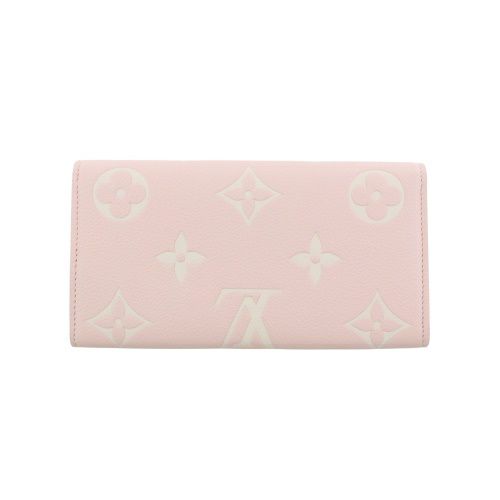 ルイヴィトン 長財布 モノグラムアンプラント ポルトフォイユ・サラ NM ピンク LOUIS VUITTON M14000 ピンク/クオーツ