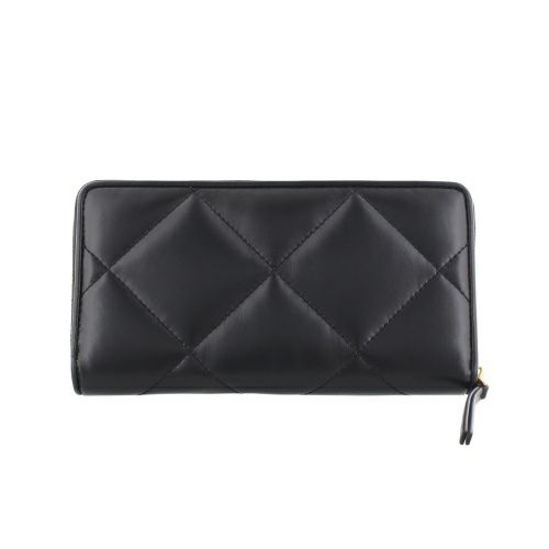 トリーバーチ 長財布 レディース キラ ダイヤモンド キルト ジップ コンチネンタル ウォレット KIRA DIAMOND QUILT ZIP CONTINENTAL WALLET ブラック TORY BURCH 154989 001 BLACK