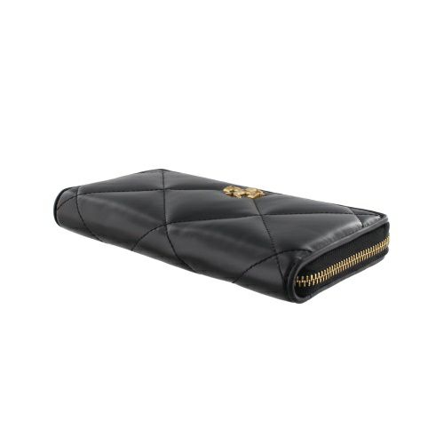 トリーバーチ 長財布 レディース キラ ダイヤモンド キルト ジップ コンチネンタル ウォレット KIRA DIAMOND QUILT ZIP CONTINENTAL WALLET ブラック TORY BURCH 154989 001 BLACK