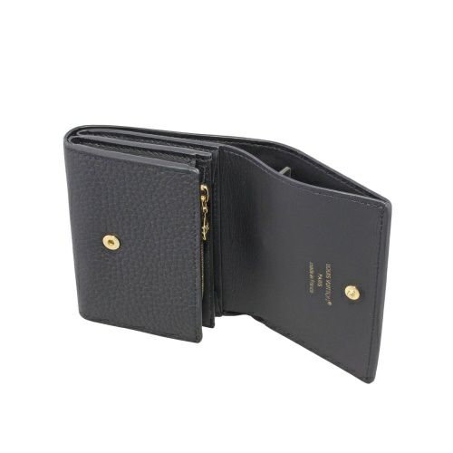 ルイヴィトン 二つ折り財布 トリヨン ポルトフォイユ・カプシーヌ タイニー ブラック LOUIS VUITTON M12149 ノワール