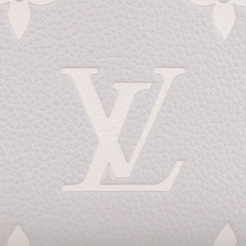 ルイヴィトン 二つ折り財布 モノグラムアンプラント ポルトフォイユ・リサ グレー LOUIS VUITTON M13797 ブリュームグレー/ホワイトクオーツ