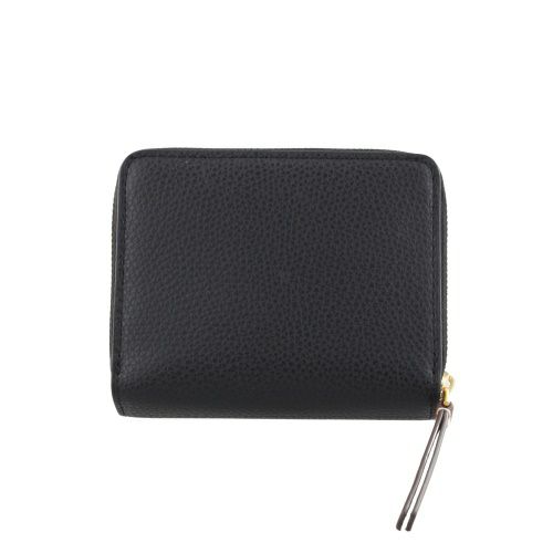 トリーバーチ 二つ折り財布 レディース ロビンソン ペブルドレザー バイフォールド ウォレット ブラック TORY BURCH 146369 001 BLACK