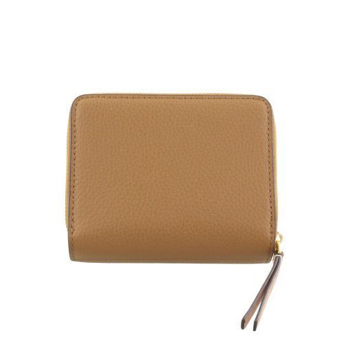 トリーバーチ 二つ折り財布 レディース ロビンソン ペブルドレザー バイフォールド ウォレット ブラウン TORY BURCH 146369 202 TIGERS-EYE キャメル