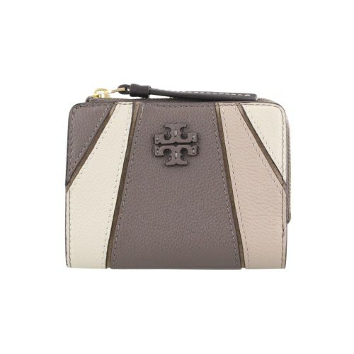 トリーバーチ 二つ折り財布 レディース マックグロー McGraw グレー TORY BURCH 158617 250 WILD MUSHROOM MULTI ワイルドマッシュルームマルティー