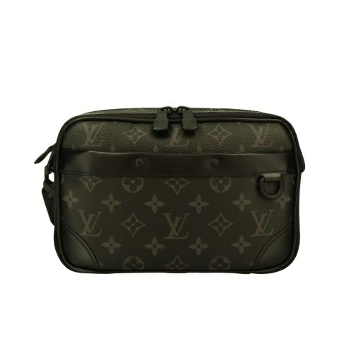 ルイヴィトン ショルダーバッグ メンズ モノグラム エクリプス アルファ・ウェアラブルウォレット NV ブラック LOUIS VUITTON M82542