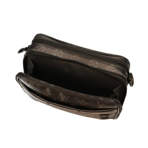 ルイヴィトン ショルダーバッグ メンズ モノグラム エクリプス アルファ・ウェアラブルウォレット NV ブラック LOUIS VUITTON M82542
