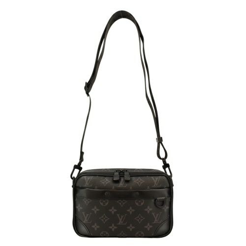ルイヴィトン ショルダーバッグ メンズ モノグラム エクリプス アルファ・ウェアラブルウォレット NV ブラック LOUIS VUITTON M82542