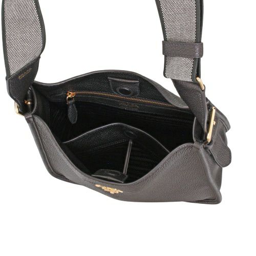 プラダ ショルダーバッグ レディース VIT.DAINOSOFT ブラック PRADA