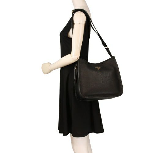 プラダ ショルダーバッグ レディース VIT.DAINOSOFT ブラック PRADA 1BC073 V 7NO 2DKV F0632 NERO 1