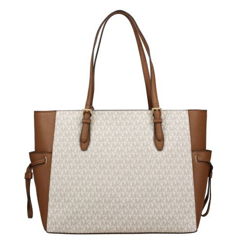 マイケルコース トートバッグ レディース ギリー シグネチャー ラージ ドローストリング トラベル トート ホワイト MICHAEL KORS 35S1G2GT7B VANILLA