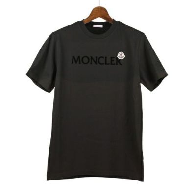 モンクレール メンズTシャツ Sサイズ ブラック MONCLER(モンクレール