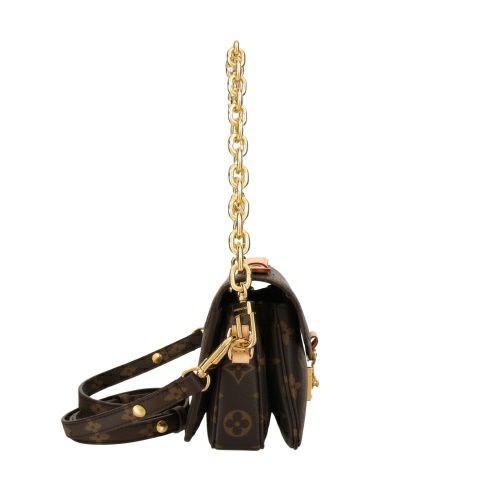 ルイヴィトン ショルダーバッグ レディース モノグラム ポシェット・メティス EW ブラウン LOUIS VUITTON M46279