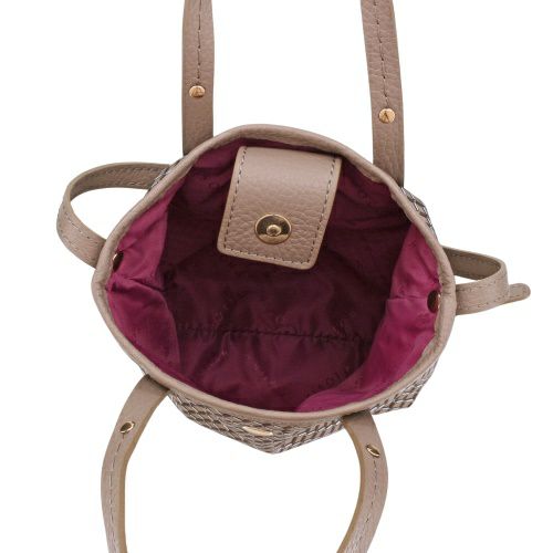 プリニオ ヴィソナ ショルダーバッグ レディース ブラウン PLINIO VISONA 22260 TAUPE